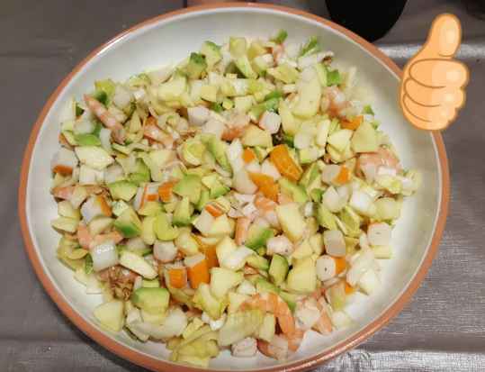 Salade composée d'hiver
