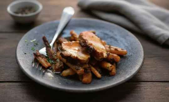 Mignon de veau et salsifis