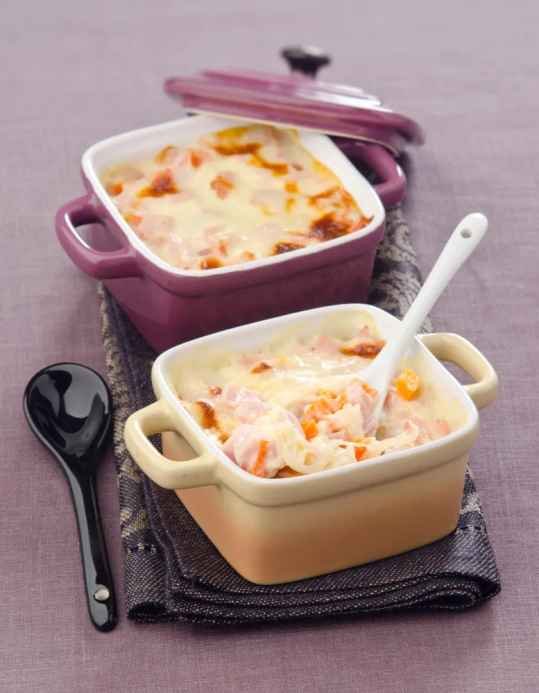 Tartiflette carottes et Mont d'or