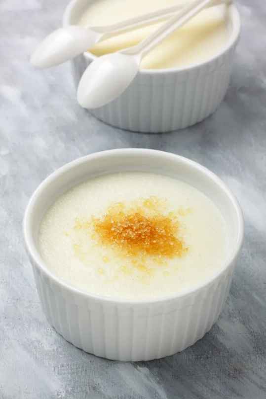 Semoule au lait toute simple au Cooking Chef