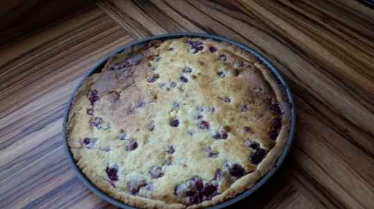 Fondant chocolat blanc, coco, framboises