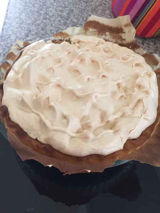 Tarte à la Rhubarbe Meringuée à la poudre d'amande
