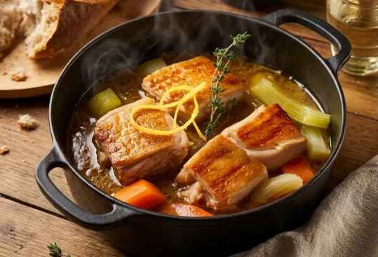 Dinde en daube à l'ancienne