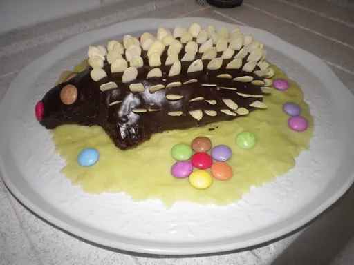 Gâteau d'anniversaire hérisson