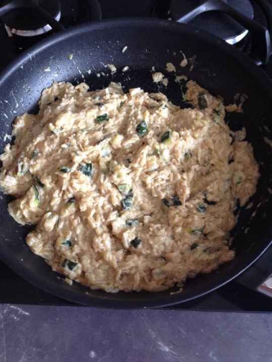 Risotto aux courgettes et au comté
