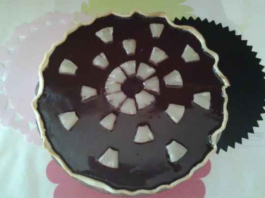 Tarte duo chocolat ananas