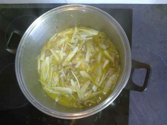 Ragoût d'agneau aux endives