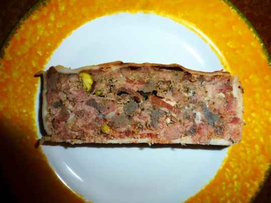 Terrine de faisan aux pistaches