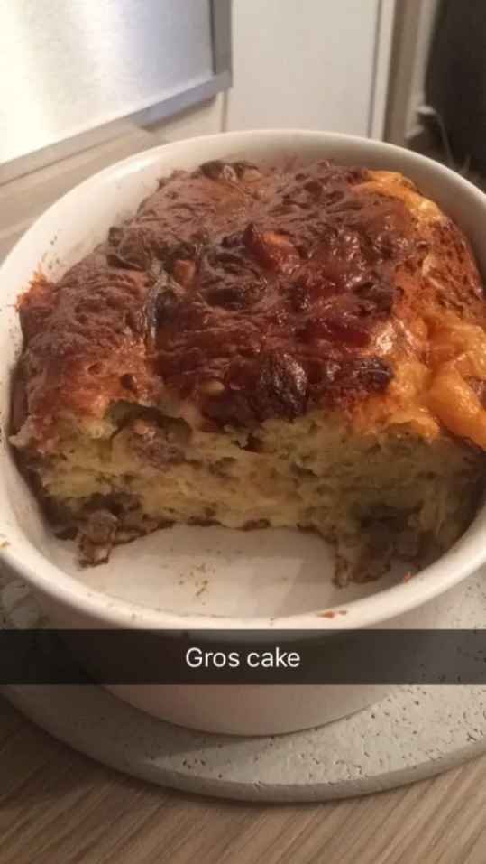 Cake de viande et endives fondantes