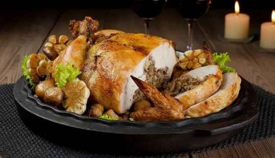 Chapon au foie gras