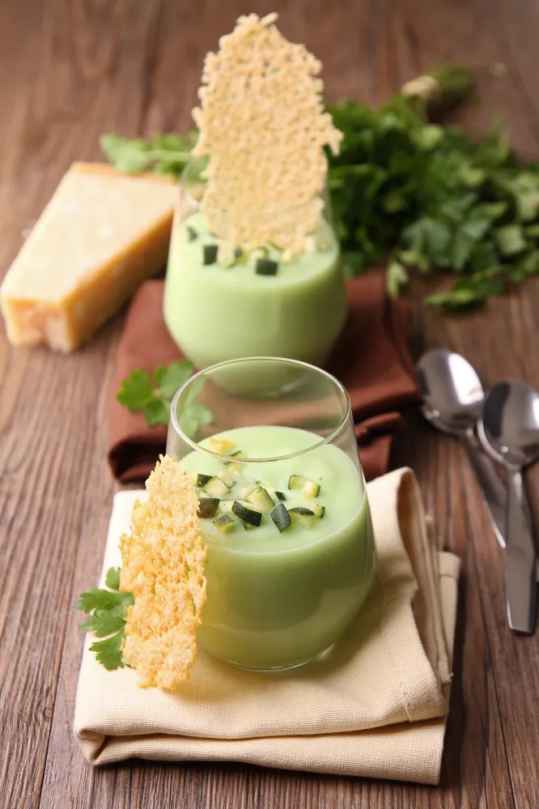 Soupe de courgettes