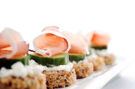 Canapés frais