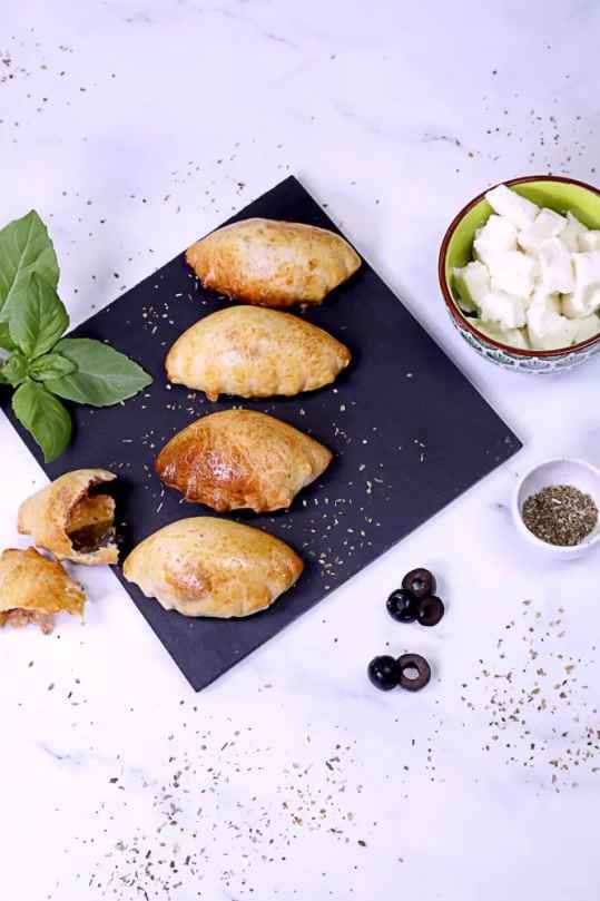 Pizza façon gyoza