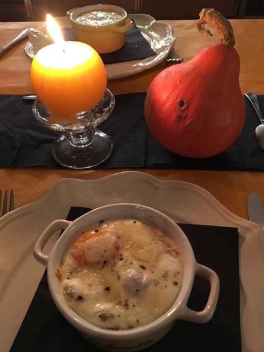Oeufs cocotte d'Halloween