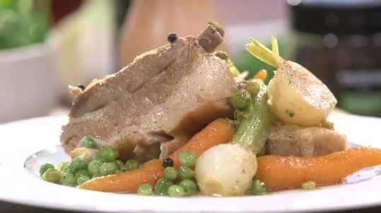 Travers de porc printanier