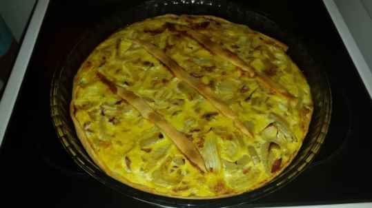 Tarte indienne au fenouil