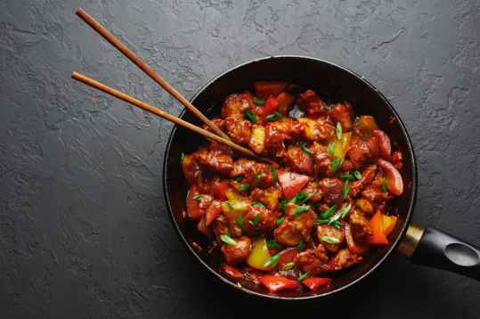 Fricassée de dinde aux tomates et poivrons au Cookeo