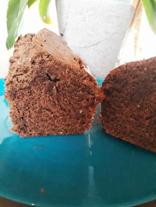 Gâteau au chocolat râpé et noix de coco