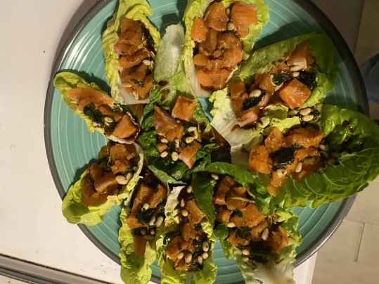 Sucrines au saumon thaï