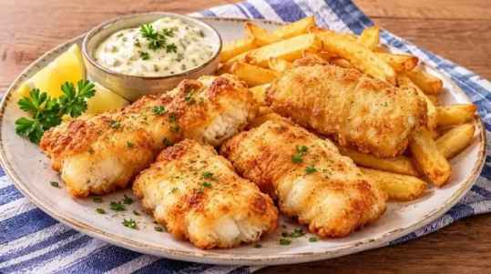 Fish and Chips à l’Airfryer : le poisson croustillant sans friture