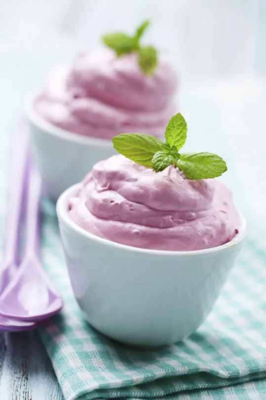 Mousse aux fruits et au tofu
