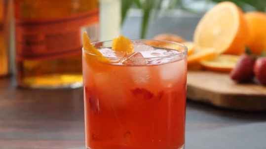 Recette de punch au rhum ambré