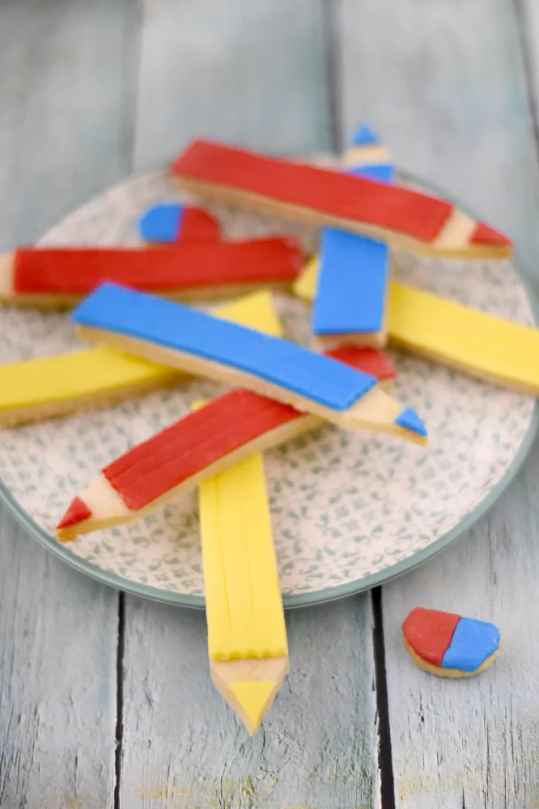 Les sablés crayons de la rentrée