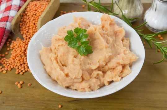 Dip de lentilles corail au Companion