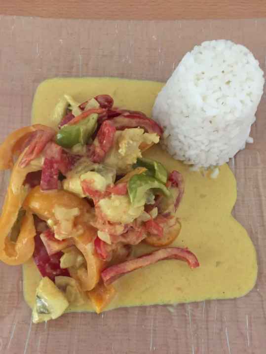 joues de lotte sauce thai
