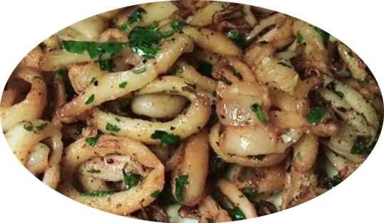 Chipirons sautés