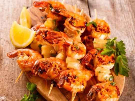Crevettes marinées