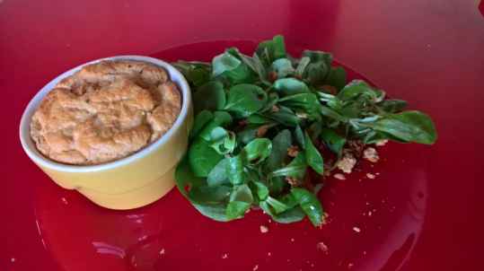 Soufflé vite fait aux flageolets