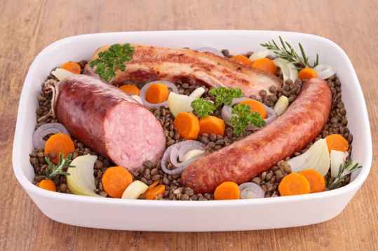 Petit salé aux lentilles au Monsieur Cuisine