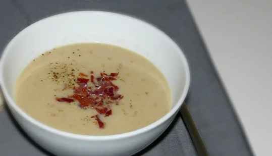Soupe artichauts sésame