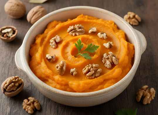 Purée de patates douces