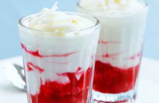 Mousse au chocolat blanc