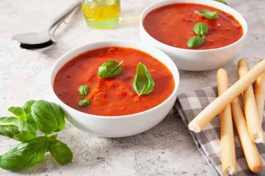 Soupe surprise aux poivrons