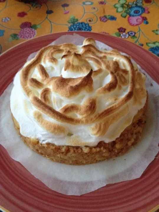Tarte au citron et aux palets bretons