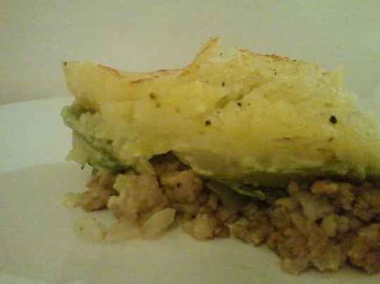 Hachis parmentier aux haricots princesses