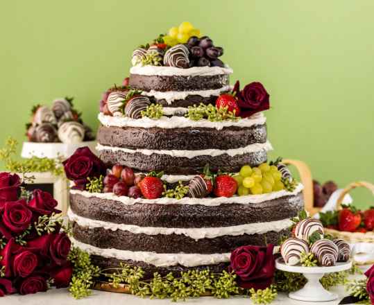 Gâteau à étages vanille chocolat