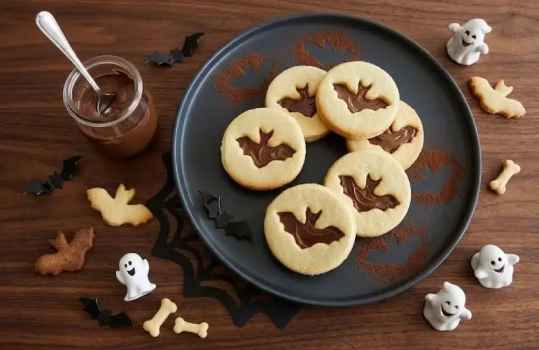 Sablés Chauve-Souris à la Vanille et Nutella
