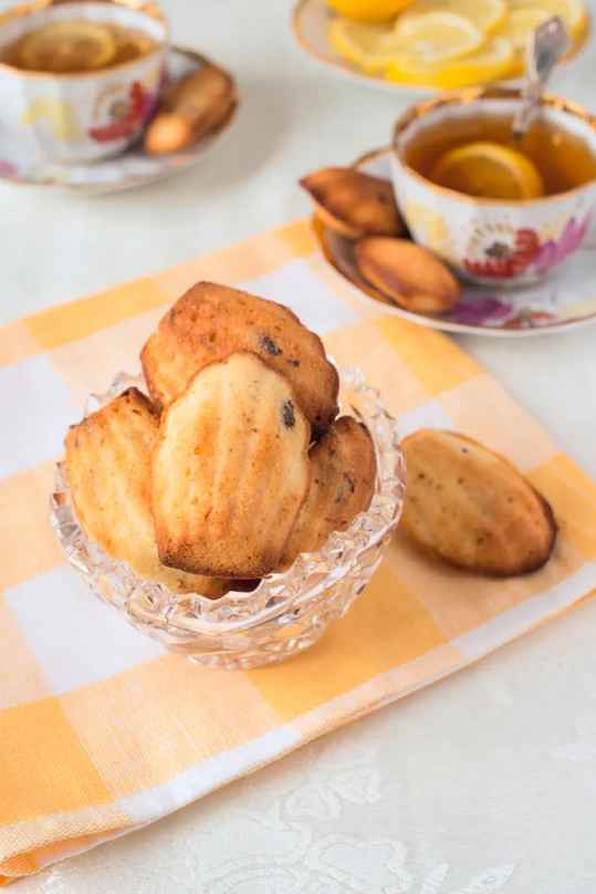 Madeleine citron-chocolat