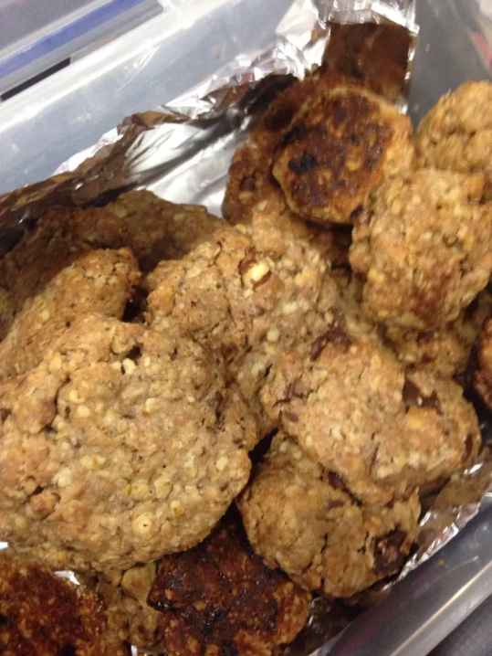 Cookies moelleux aux deux chocolats et flocons d'avoine