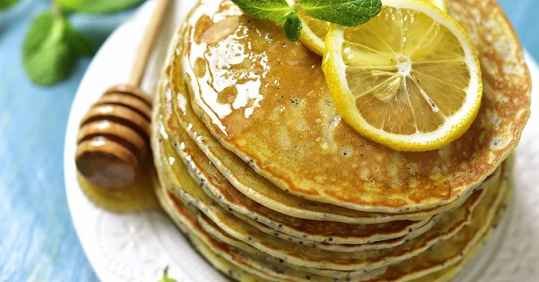 Blinis au miel et au citron