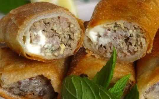 Bourek à la viande hachée