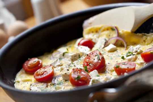 Omelette à la feta