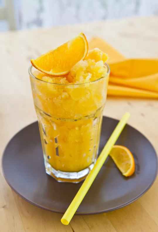 Granité a l orange et grand-marnier