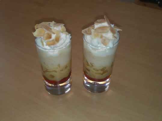 Verrines façon tarte tatin