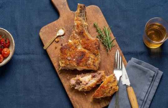 Côtes de Veau en Cordon Bleu Géant au Jambon de Parme et Scamorza