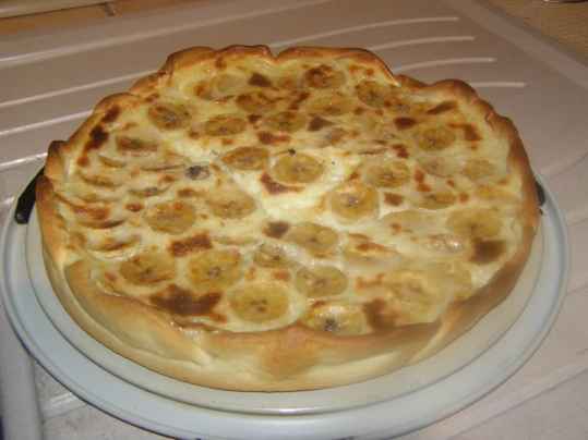 Tarte à la banane et à la cannelle